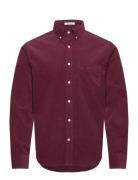 Reg Ut Corduroy Shirt Tops Shirts Casual Burgundy GANT