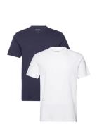 2 Pack Tee Tops T-shirts Short-sleeved Navy Wrangler
