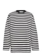 Heavy Single Stripe Noelle Ls Tee Tops T-shirts & Tops Long-sleeved Bl...