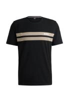 Balance T-Shirt Rn Tops T-shirts Short-sleeved Black BOSS