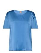 Esandy Tops T-shirts & Tops Short-sleeved Blue BOSS