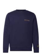 Lyle & Scott Collegiate Sweatshirt Marinblå