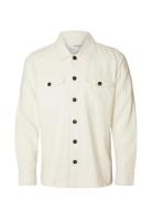 Selected Homme Slhbrody-Linen Overshirt Ls Kräm