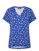Frsanie Tee 1 Tops T-shirts & Tops Short-sleeved Blue Fransa