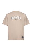 Backstage College T-Shirt Designers T-shirts Short-sleeved Beige BLS H...