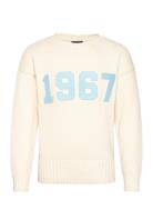The 1967 Sweater Tops Knitwear Round Necks Cream Polo Ralph Lauren