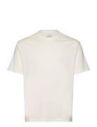 Mango Basic 100% Cotton Relaxed-Fit T-Shirt Kräm