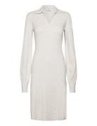 Knit Polo Dress Designers Knee-length & Midi Cream Filippa K