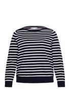 Tommy Hilfiger Crv Co Jersey Stitch Boat-Nk Swt Blå