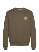 Globe Sweatshirt Tops Sweat-shirts & Hoodies Sweat-shirts Khaki Green ...