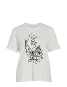 Visybil Woman S/S T-Shirt Tops T-shirts & Tops Short-sleeved White Vil...