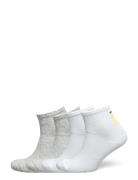 Sock High Ankle 4P Placed Citr Lingerie Socks Footies-ankle Socks Whit...