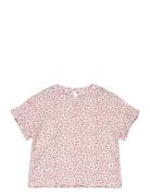 Floral Short-Sleeved T-Shirt Tops T-shirts Short-sleeved Multi/pattern...