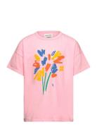 Fireworks T-Shirt Tops T-shirts Short-sleeved Pink Bobo Choses
