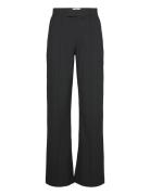 Recycled Sportina Perry Pants Bottoms Trousers Wide Leg Black Mads Nør...