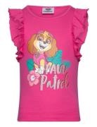 Tshirt Tops T-shirts Sleeveless Pink Paw Patrol