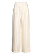 Carrara Striped Wideleg Pants Bottoms Trousers Wide Leg Cream Tamaris ...