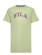 FILA Lathen Graphic Tee Dress Grön