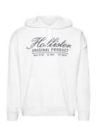 Hco. Guys Sweatshirts Tops Sweat-shirts & Hoodies Hoodies White Hollis...