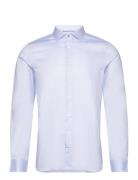 Faux Uni Slim Fit Shirt Tops Shirts Business Blue Michael Kors