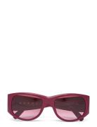 Marni Sunglasses Orinoco River Bordeaux Rosa