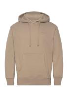 Gant Icon Hoodie Tops Sweat-shirts & Hoodies Hoodies Beige GANT