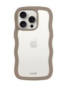 Wavy Case Iph 15 Pro Mobilaccessoarer-covers Ph Cases Beige Holdit