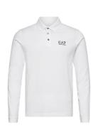 Jerseywear Tops Polos Long-sleeved White EA7