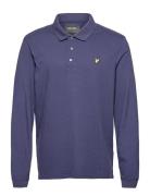 Ls Polo Shirt Tops Polos Long-sleeved Blue Lyle & Scott