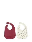 Rätt Start Lotta On Troublemaker Street, Bibs In Silicon, 2-Pack Multi...