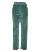 Leona Organic Cotton Velour Pants Bottoms Trousers Joggers Green Lexin...