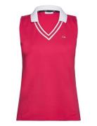 Delaware Sleeveless Polo Tops T-shirts & Tops Polos Red Calvin Klein G...