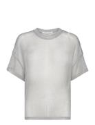 Metal Mesh T Shirt - Carabell Designers T-shirts & Tops Short-sleeved ...