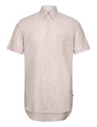 Matrostol Bd Ss Tops Shirts Short-sleeved Beige Matinique