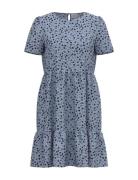 Vipaya S/S Dress /Su - Noos Kort Klänning Blue Vila