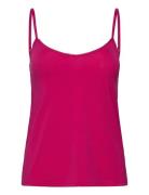 Strap Top Tops T-shirts & Tops Sleeveless Pink Rosemunde