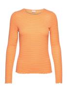 Nuvilla Ls Top Tops Shirts Long-sleeved Orange Nümph