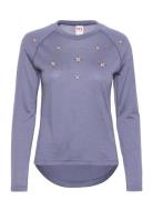 Summer Wool Ls Sport Sweat-shirts & Hoodies Fleeces & Midlayers Blue K...