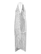 Sequins Mini Fringe Dress Designers Short Dress Silver ROTATE Birger C...