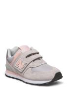 New Balance 574 Kids Hook & Loop Sport Sneakers Low-top Sneakers Grey ...