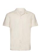 Clean Bowling Rio S/S Tops Shirts Short-sleeved Cream Clean Cut Copenh...