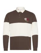 Felipe Ls Rugby Shirt Tops Polos Long-sleeved Brown Les Deux