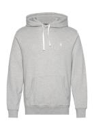 Loopback Fleece Hoodie Tops Sweat-shirts & Hoodies Hoodies Grey Polo R...