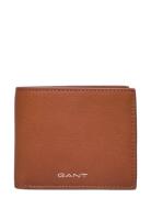 Leather Bifold Wallet Accessories Wallets Cardholder Brown GANT