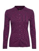 Cardigan Dorota Tops Knitwear Cardigans Purple Lindex