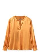 MOS MOSH Mmenfa Satin Blouse Orange