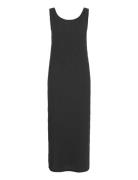 Pcluna Sl Maxi Dress Sa Bc Maxiklänning Festklänning Black Pieces