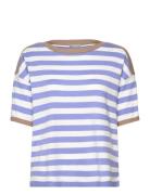 Fraddi Pu 2 Tops T-shirts & Tops Short-sleeved Blue Fransa