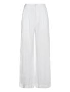 Linen Trousers Bottoms Trousers Wide Leg White Gina Tricot