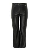Carblake Mw Flared Pin Faux Lea Pant Bottoms Trousers Leather Leggings...